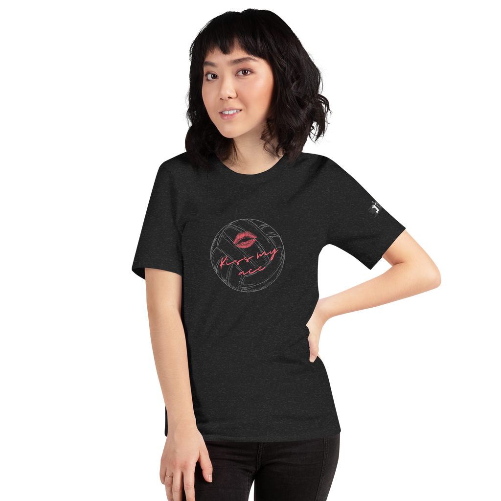 Kiss My Ace - Volleyball - 100% cotton T-shirt - Unisex
