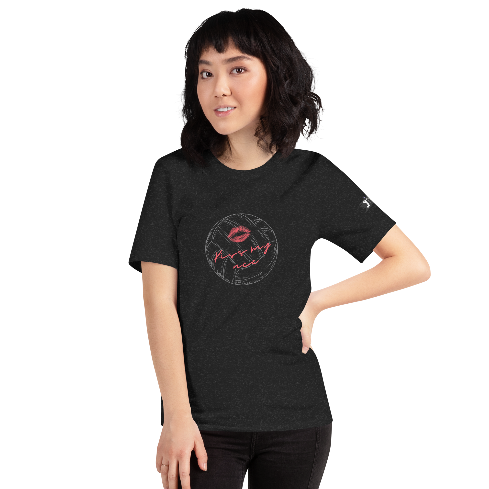 Kiss My Ace - Volleyball - 100% cotton T-shirt - Unisex