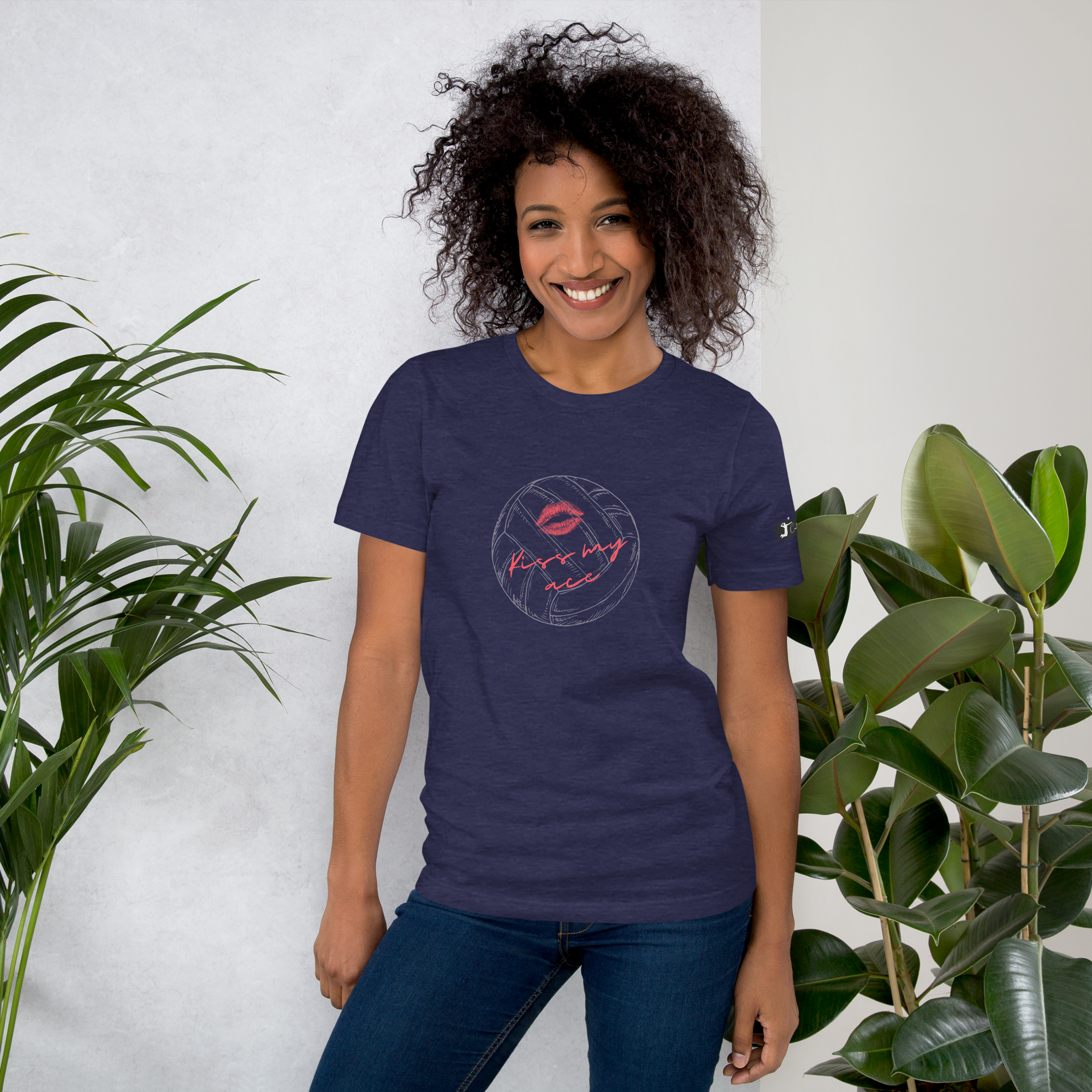 Kiss My Ace - Volleyball - 100% cotton T-shirt - Unisex