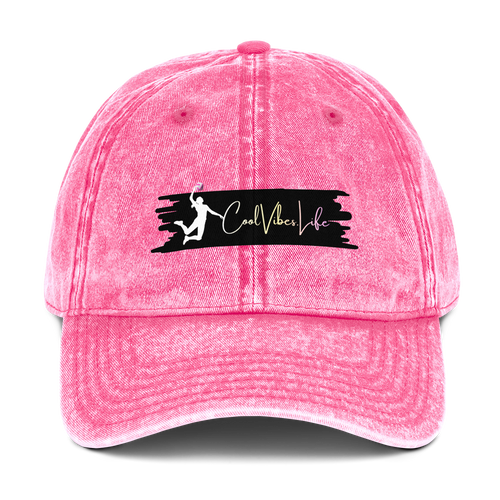 100% Cotton Vintage Cotton Twill Cap - Volleyball - Cool Girl